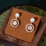 Zircon Cz Stud Earrings Wedding Jewelry Pendant Gift