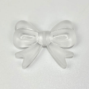Acrylic Matte Mist Bowknot Fork Junction Beaded Necklace DIY Materials