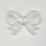Acrylic Matte Mist Bowknot Fork Junction Beaded Necklace DIY Materials