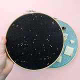 Badge Brooch Display Glitter Board Pin Holder