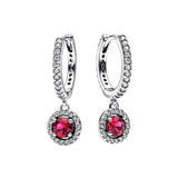 S925 Silver High December Earrings, Birthday Gift