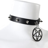 Punk Gothic Style Neck Collar Rivet Woman Necklace