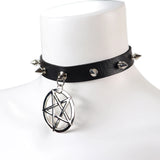 Punk Gothic Style Neck Collar Rivet Woman Necklace