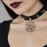 Punk Gothic Style Neck Collar Rivet Woman Necklace