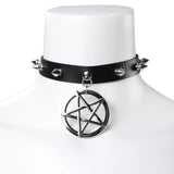 Punk Gothic Style Neck Collar Rivet Woman Necklace
