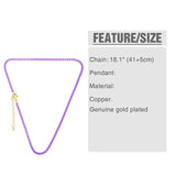 Bohemian Drop Oil Sweater Chain Necklace Jewelry Gift