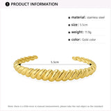 Bohemian Geometric Open Bangles for Women