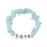 Bohemian Love Bracelet Acrylic Stone Bangles