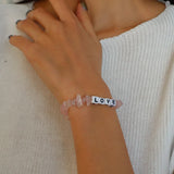 Bohemian Love Bracelet Acrylic Stone Bangles