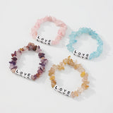 Bohemian Love Bracelet Acrylic Stone Bangles