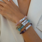 Bohemian Love Bracelet Acrylic Stone Bangles