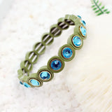 Boho Enamel Rainbow Bracelet DIY Beaded Cuff Bangle