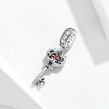 Boxing Playing Cards Dollars Handcuffs Treasure Chest Keys Charm Bead
