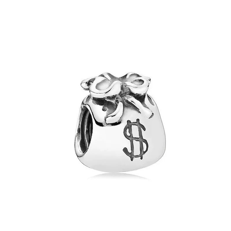Boxing Playing Cards Dollars Handcuffs Treasure Chest Keys Charm Bead