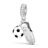 Boxing Playing Cards Dollars Handcuffs Treasure Chest Keys Charm Bead