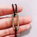 925 Silver Bracelet on Cord High Jewelry Gift