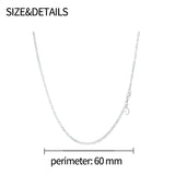 Silver Sapphire Necklace Pendant Charm Beads Women Party Fine DIY
