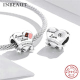 Silver Charm Pendant for DIY Jewelry Fit Bracelets Bangle