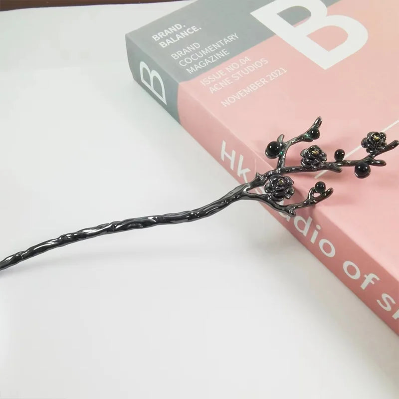 Vintage Chinese Hairpin Plum Blossom Hair Stick