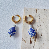Chinese Ceramic Earrings - Classic Party Accessories for Women