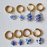 Chinese Ceramic Earrings - Classic Party Accessories for Women