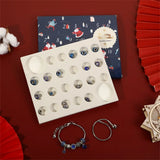 Christmas Advent Calendar Bracelet DIY Charm Jewelry Set