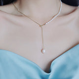 Baroque Natural Pearl Pendant Necklace for Women