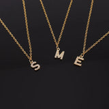 Pave Zircon 26 Letter Chain Bracelet Women's Jewelry Gift