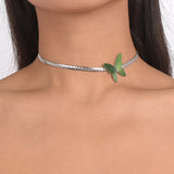 Sweet Butterfly Choker Chain Necklace for Women