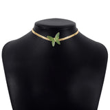 Sweet Butterfly Choker Chain Necklace for Women
