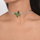 Sweet Butterfly Choker Chain Necklace for Women