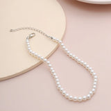 Simulated Pearl Anklet 4/6/8/10mm Bead Anklet