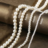Simulated Pearl Anklet 4/6/8/10mm Bead Anklet