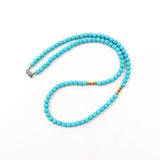 Classic 6mm Stone Beaded Necklace Men Gift
