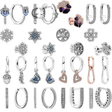 Zircon Snowflake Charms Earrings For Women - Hot European Jewelry Gift