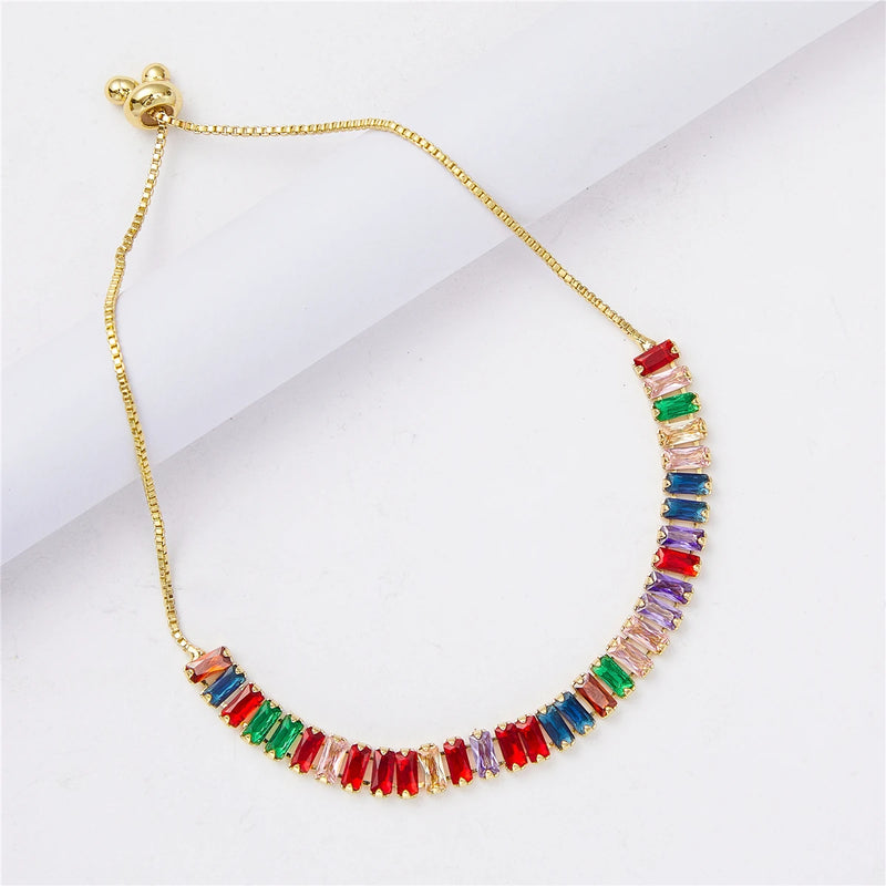 Rhinestone Bracelet Inlaid with Jewelry Ladies Temperament Adjustable Bracelet