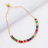 Rhinestone Bracelet Inlaid with Jewelry Ladies Temperament Adjustable Bracelet