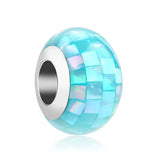 Colorful Shells Pendant DIY Fine Beads & Pav? Safety Chain Charm