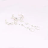 Adjustable Vintage Butterfly Bell Antique Ring Bracelet