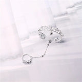 Adjustable Vintage Butterfly Bell Antique Ring Bracelet