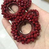 Crystal Big Pendant Earrings Women Adds Charm Oorbellen
