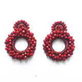Crystal Big Pendant Earrings Women Adds Charm Oorbellen