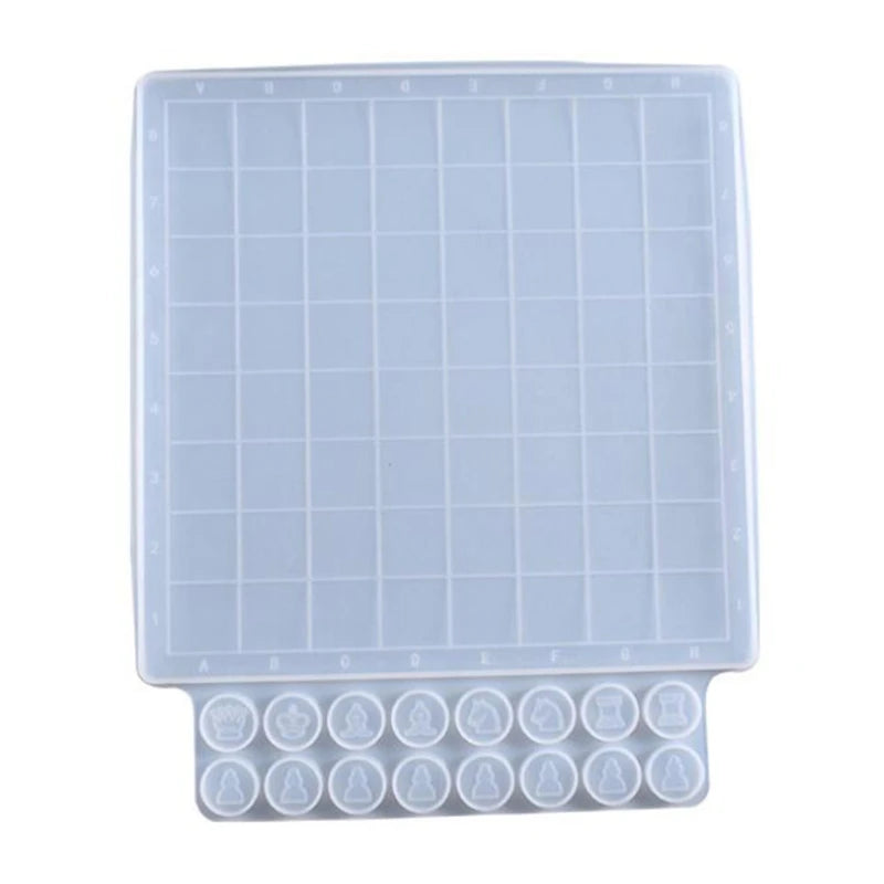 Chess Casting Silicone Mould for Epoxy Resin Board Games