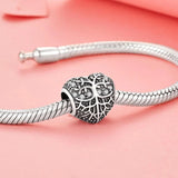 Cupid Family Camera Charm Bead 925 Silver Bracelet DIY Jewelry