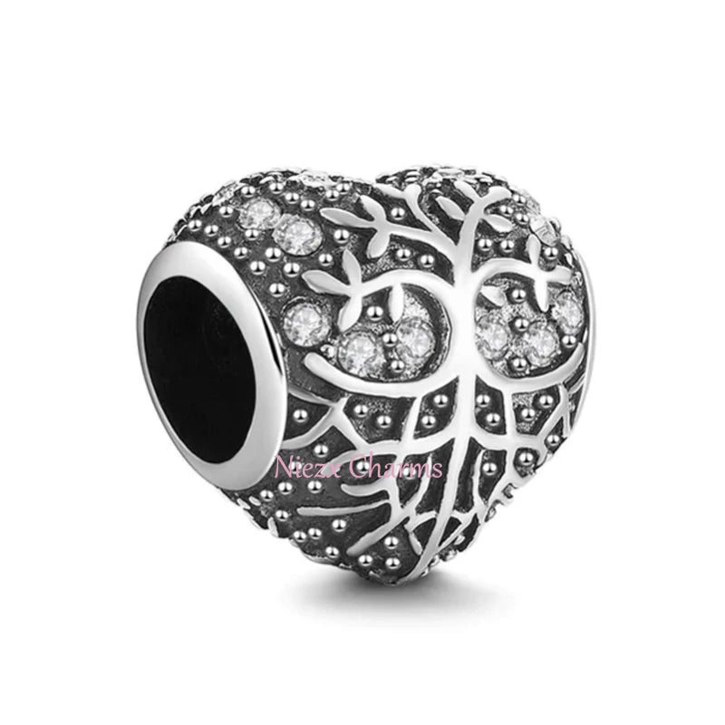 Cupid Family Camera Charm Bead 925 Silver Bracelet DIY Jewelry