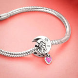 Cupid Family Camera Pendant Charm Bead for 925 Silver Bracelet DIY Jewelry