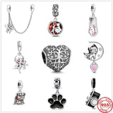 Cupid Family Camera Charm Bead 925 Silver Bracelet DIY Jewelry