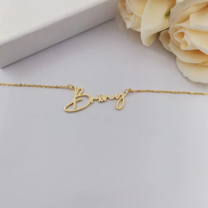 Personalized Diamond Name Necklace - Dainty Jewelry for Women