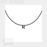 Personalized Stainless Steel Letter Choker Necklace