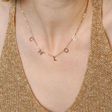 Personalized Stainless Steel Letter Choker Necklace